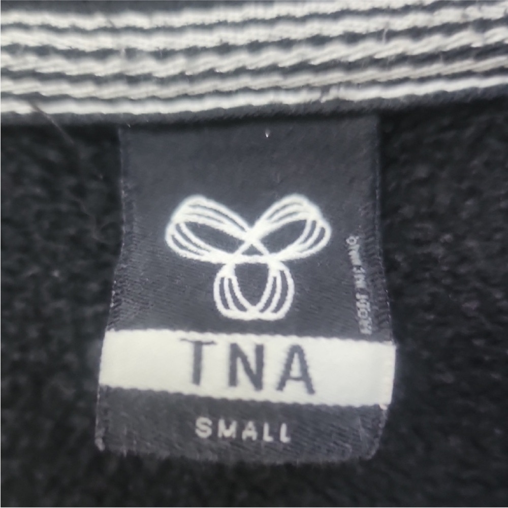 TNA Aritzia Graphic Zip Hoodie Multicolor Logo Streetwear Small - Picture 3 of 7